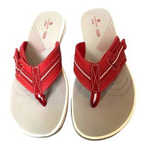 Clarks Womens Cloudsteppers Brinkley Jazz Flip-Flops Size:8 M